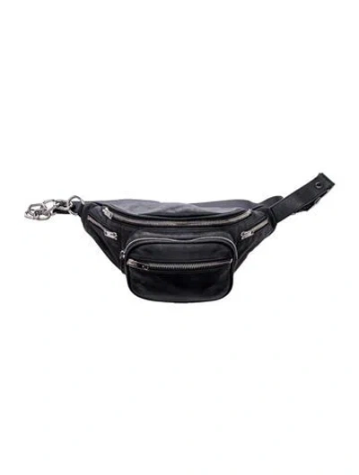 Pre-owned Alexander Wang Leather Attica In Black