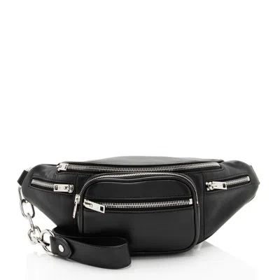 Alexander Wang Leather Attica Fanny Pack In Black