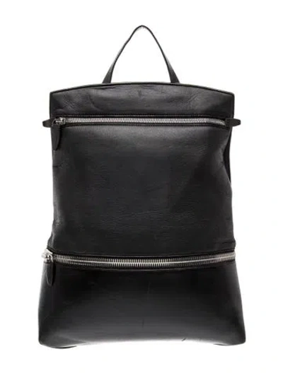 Pre-owned Alexander Wang Leather Backpack In Black