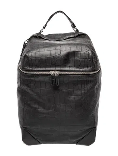 Pre-owned Alexander Wang Leather Backpack In Black