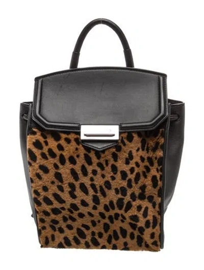 Pre-owned Alexander Wang Leather Backpack In Brown