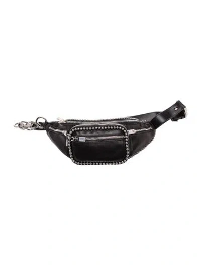Pre-owned Alexander Wang Leather Belt Bag In Black