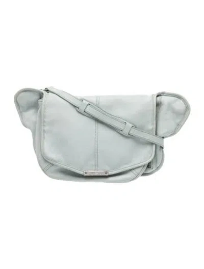 Pre-owned Alexander Wang Leather Belt Bag In Blue