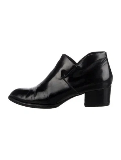 Pre-owned Alexander Wang Leather Boots In Black