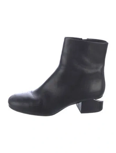 Pre-owned Alexander Wang Leather Boots In Black/blue