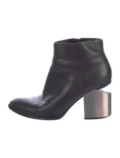 Pre-owned Alexander Wang Leather Boots In Blue