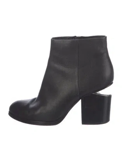 Pre-owned Alexander Wang Leather Boots In Blue