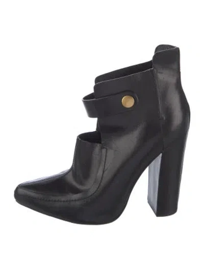 Pre-owned Alexander Wang Leather Boots In Blue