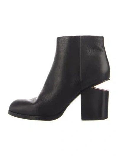 Pre-owned Alexander Wang Leather Boots In Blue