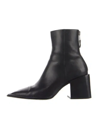 Pre-owned Alexander Wang Leather Boots In Blue