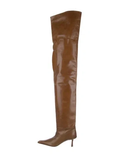 Pre-owned Alexander Wang Leather Boots In Brown
