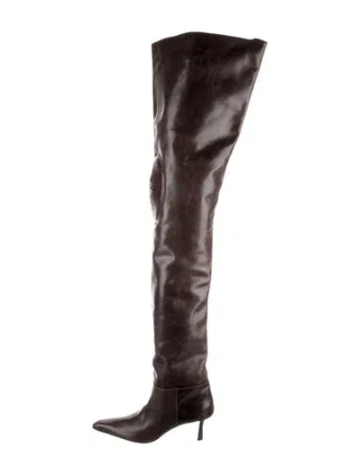 Pre-owned Alexander Wang Leather Boots In Brown