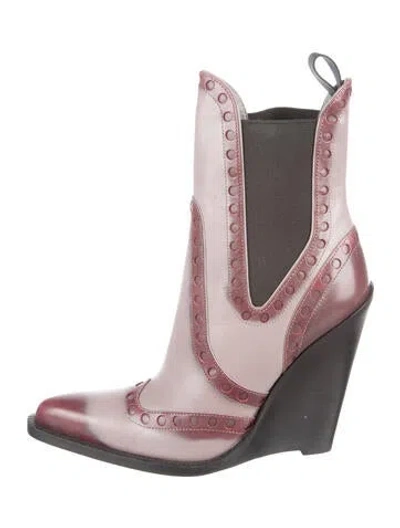 Pre-owned Alexander Wang Leather Boots In Multicolor