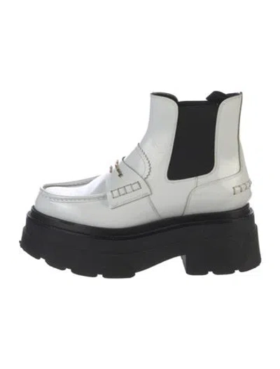 Pre-owned Alexander Wang Leather Chelsea Boots In Multi