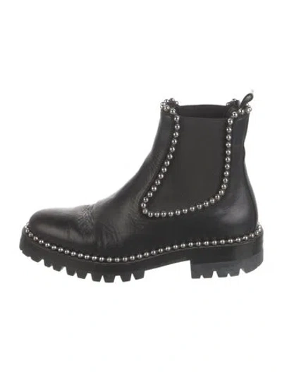 Pre-owned Alexander Wang Leather Chelsea Boots In Multi