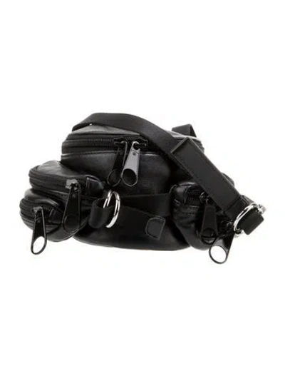 Pre-owned Alexander Wang Leather Clutch In Black