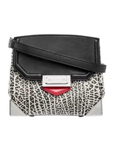 Pre-owned Alexander Wang Leather Crossbody Bag In Black