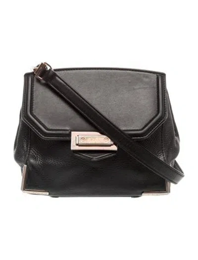 Pre-owned Alexander Wang Leather Crossbody Bag In Black