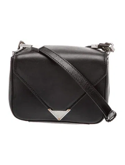 Pre-owned Alexander Wang Leather Crossbody Bag In Black