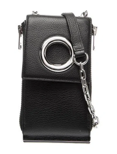 Pre-owned Alexander Wang Leather Crossbody Bag In Black