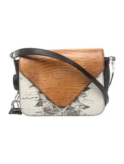Pre-owned Alexander Wang Leather Crossbody Bag In Black
