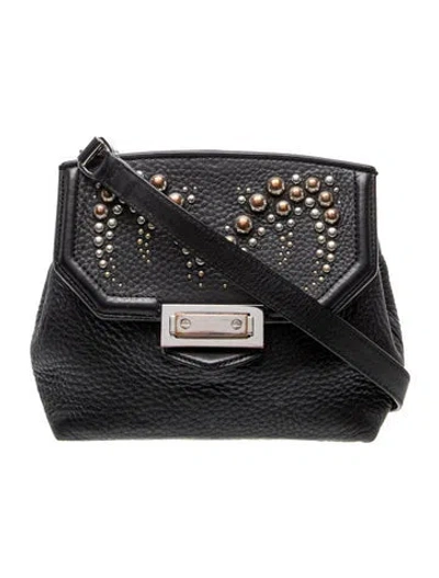Pre-owned Alexander Wang Leather Crossbody Bag In Black
