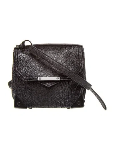 Pre-owned Alexander Wang Leather Crossbody Bag In Black
