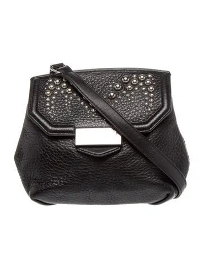 Pre-owned Alexander Wang Leather Crossbody Bag In Black/grey