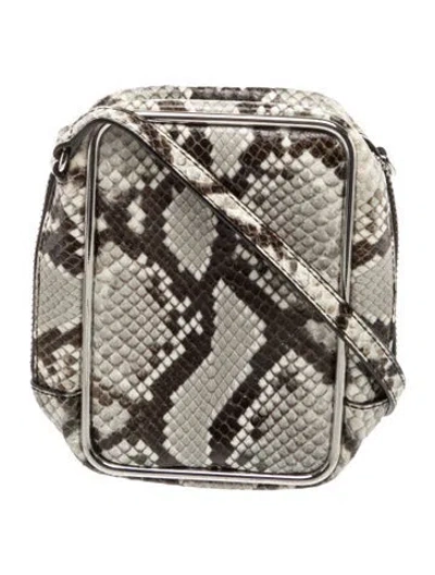 Pre-owned Alexander Wang Leather Crossbody Bag In Neutral