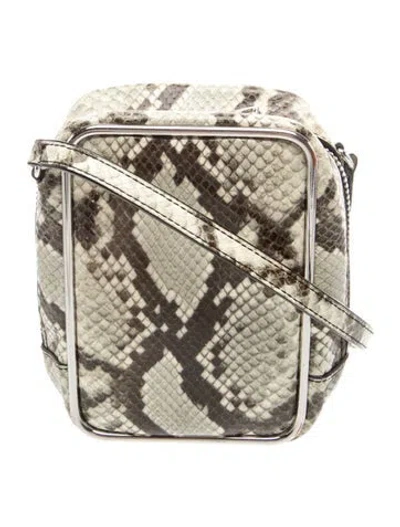 Pre-owned Alexander Wang Leather Crossbody Bag In Neutral