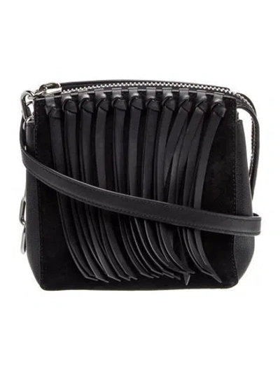 Pre-owned Alexander Wang Leather Crossbody Bag W/ Tags In Black