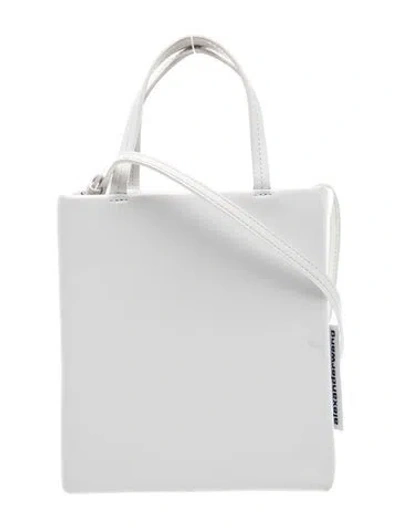 Pre-owned Alexander Wang Leather Crossbody Bag In White
