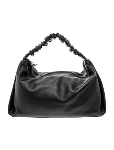 Pre-owned Alexander Wang Leather Hobo In Black