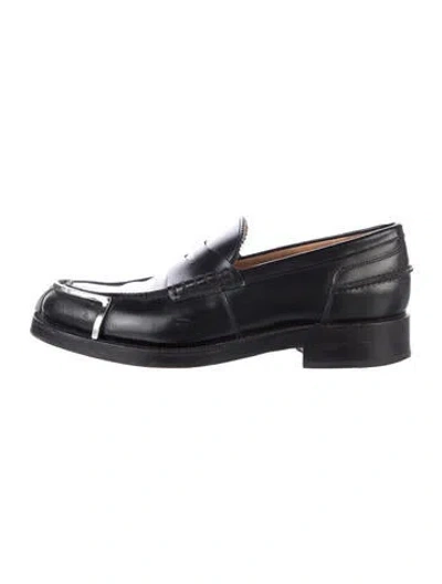 Pre-owned Alexander Wang Leather Loafers In Black