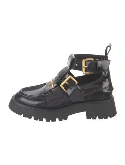 Pre-owned Alexander Wang Leather Loafers In Multicolor