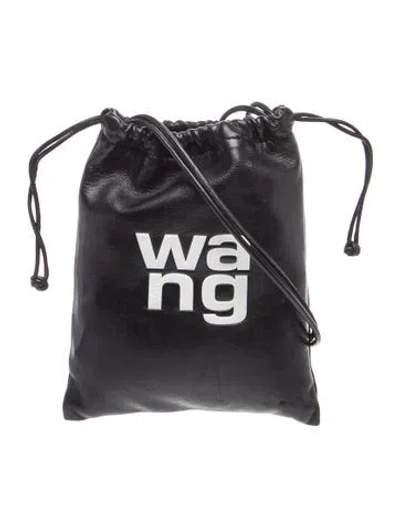Pre-owned Alexander Wang Leather Pouch In Black