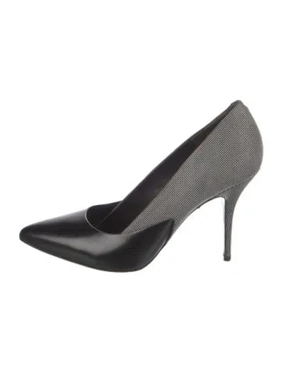 Pre-owned Alexander Wang Leather Pumps In Black