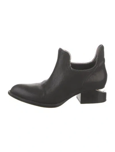Pre-owned Alexander Wang Leather Pumps In Black