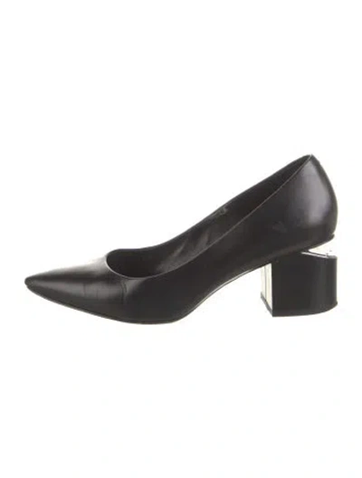Pre-owned Alexander Wang Leather Pumps In Black