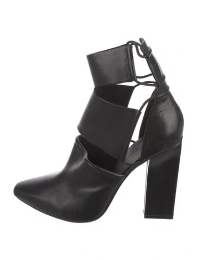 Pre-owned Alexander Wang Leather Pumps In Black