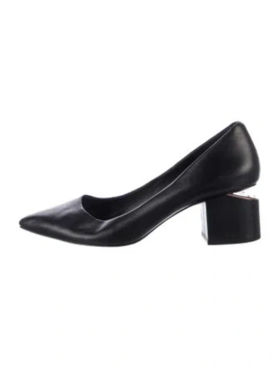 Pre-owned Alexander Wang Leather Pumps In Black