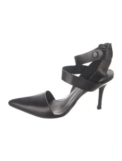 Pre-owned Alexander Wang Leather Pumps In Black