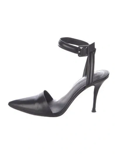 Pre-owned Alexander Wang Leather Pumps In Black