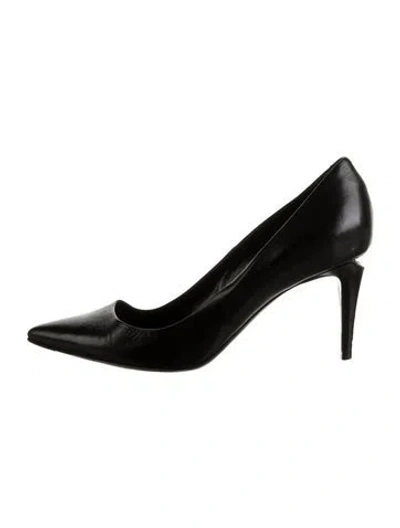 Pre-owned Alexander Wang Leather Pumps In Black