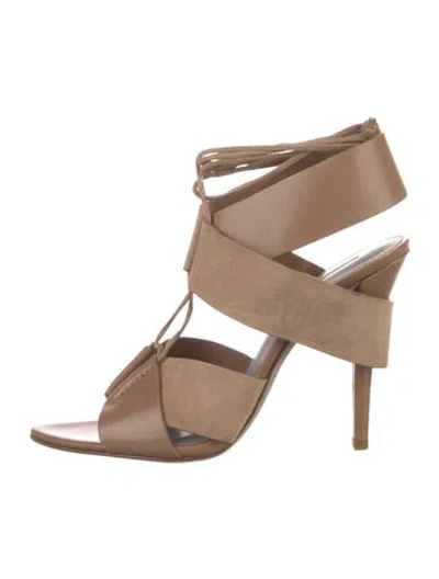 Pre-owned Alexander Wang Leather Pumps In Brown