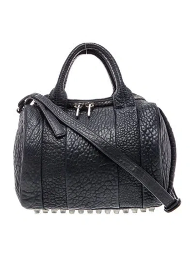 Pre-owned Alexander Wang Leather Rockie In Blue