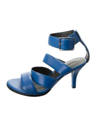 Pre-owned Alexander Wang Leather Sandals In Blue