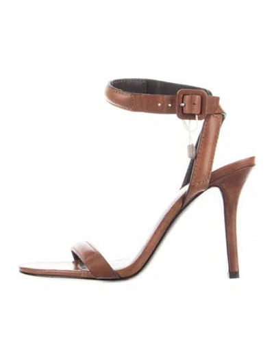 Pre-owned Alexander Wang Leather Sandals In Brown