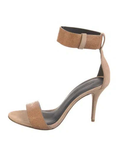 Pre-owned Alexander Wang Leather Sandals In Brown
