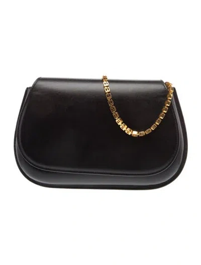 Pre-owned Alexander Wang Leather Shoulder Bag In Black
